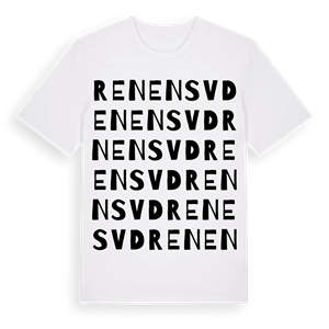 Renens VD ordlek t-shirt – ekologisk bomull t-shirt från Pinshirt