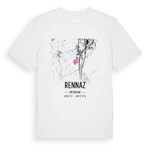 Rennaz karta t-shirt – ekologisk bomull t-shirt från Pinshirt