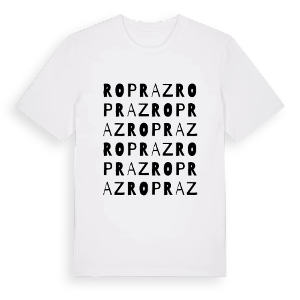 Ropraz ordlek t-shirt – ekologisk bomull t-shirt från Pinshirt