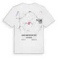 Saint-Barthélemy (VD) karta t-shirt
