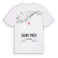 Saint-Prex karta t-shirt