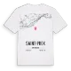 Saint-Prex karta t-shirt