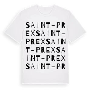 Saint-Prex ordlek t-shirt – ekologisk bomull t-shirt från Pinshirt
