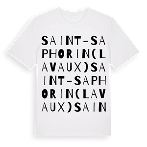 Saint-Saphorin (Lavaux) ordlek t-shirt – ekologisk bomull t-shirt från Pinshirt