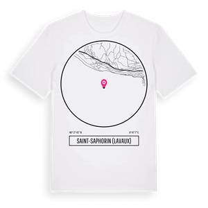 Saint-Saphorin (Lavaux) t-shirt – ekologisk bomull t-shirt från Pinshirt