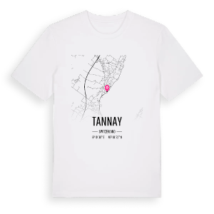 Tannay karta t-shirt – ekologisk bomull t-shirt från Pinshirt