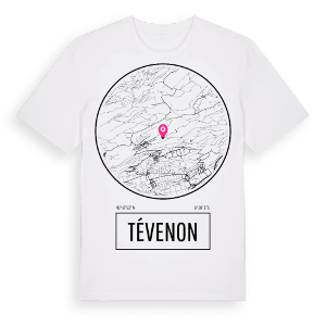 Tévenon t-shirt – ekologisk bomull t-shirt från Pinshirt