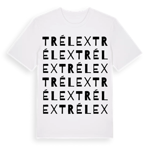 Trélex ordlek t-shirt – ekologisk bomull t-shirt från Pinshirt