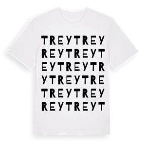 Trey ordlek t-shirt – ekologisk bomull t-shirt från Pinshirt