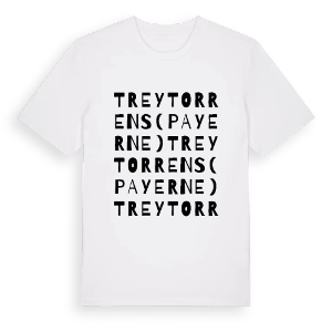 Treytorrens (Payerne) ordlek t-shirt – ekologisk bomull t-shirt från Pinshirt
