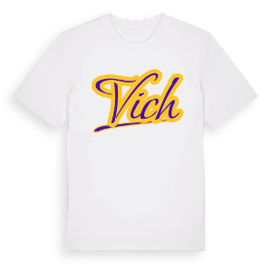 Vich baseball t-shirt – ekologisk bomull t-shirt från Pinshirt