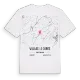 Villars-le-Comte karta t-shirt