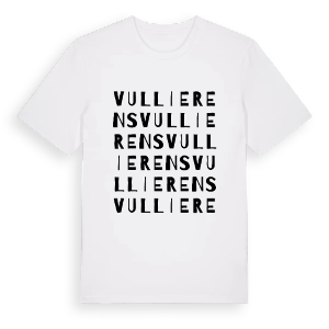 Vullierens ordlek t-shirt – ekologisk bomull t-shirt från Pinshirt