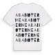 Abano Terme ordlek t-shirt