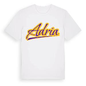 Adria baseball t-shirt – ekologisk bomull t-shirt från Pinshirt