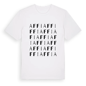 Affi ordlek t-shirt – ekologisk bomull t-shirt från Pinshirt