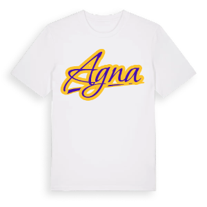 Agna baseball t-shirt – ekologisk bomull t-shirt från Pinshirt