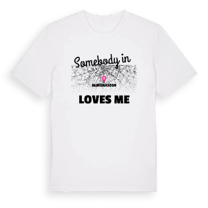 Någon i Albignasego älskar mig t-shirt – ekologisk bomull t-shirt från Pinshirt