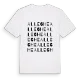 Alleghe ordlek t-shirt