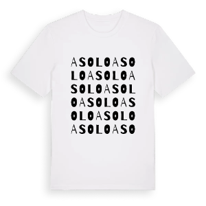 Asolo ordlek t-shirt – ekologisk bomull t-shirt från Pinshirt