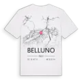 Belluno karta t-shirt