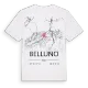Belluno karta t-shirt
