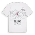 Belluno karta t-shirt