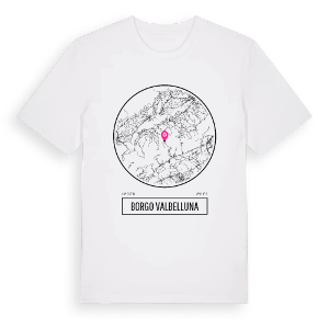 Borgo Valbelluna t-shirt – ekologisk bomull t-shirt från Pinshirt
