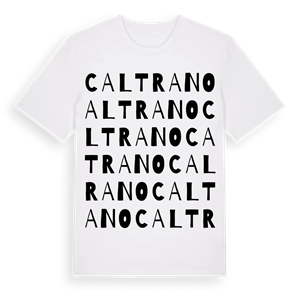 Caltrano ordlek t-shirt – ekologisk bomull t-shirt från Pinshirt