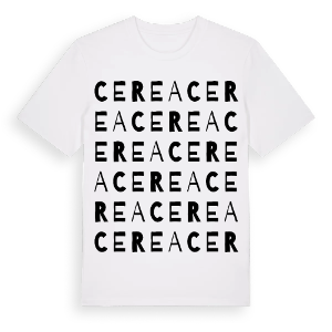 Cerea ordlek t-shirt – ekologisk bomull t-shirt från Pinshirt