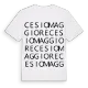 Cesiomaggiore ordlek t-shirt
