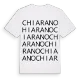 Chiarano ordlek t-shirt