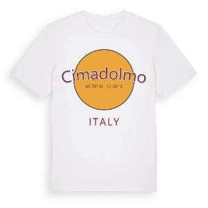 Cimadolmo cirkel t-shirt – ekologisk bomull t-shirt från Pinshirt