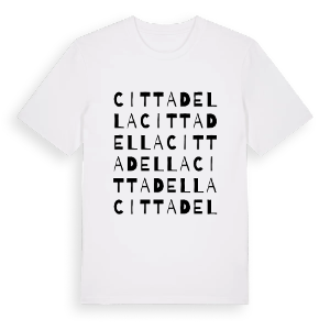 Cittadella ordlek t-shirt – ekologisk bomull t-shirt från Pinshirt