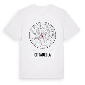Cittadella t-shirt – ekologisk bomull t-shirt från Pinshirt