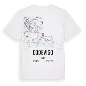 Codevigo karta t-shirt – ekologisk bomull t-shirt från Pinshirt