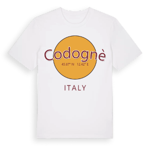 Codognè cirkel t-shirt – ekologisk bomull t-shirt från Pinshirt