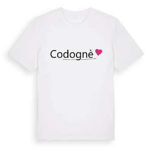 Codognè hjärta t-shirt – ekologisk bomull t-shirt från Pinshirt
