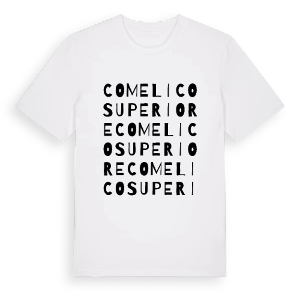 Comelico Superiore ordlek t-shirt – ekologisk bomull t-shirt från Pinshirt