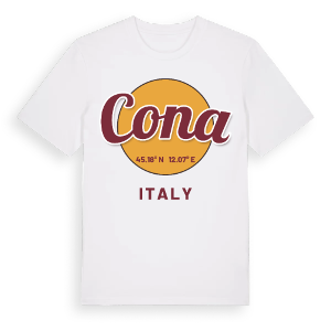 Cona cirkel t-shirt – ekologisk bomull t-shirt från Pinshirt