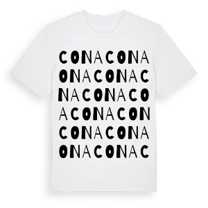 Cona ordlek t-shirt – ekologisk bomull t-shirt från Pinshirt