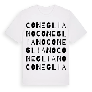 Conegliano ordlek t-shirt – ekologisk bomull t-shirt från Pinshirt