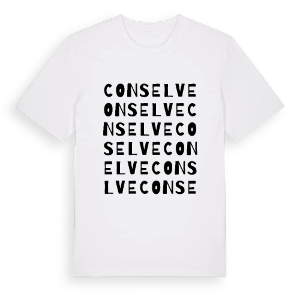 Conselve ordlek t-shirt – ekologisk bomull t-shirt från Pinshirt