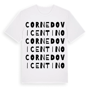Cornedo Vicentino ordlek t-shirt – ekologisk bomull t-shirt från Pinshirt