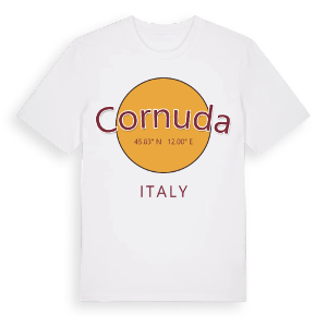 Cornuda cirkel t-shirt – ekologisk bomull t-shirt från Pinshirt