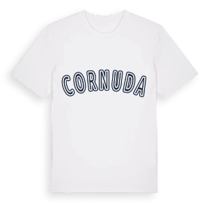 Cornuda college t-shirt – ekologisk bomull t-shirt från Pinshirt