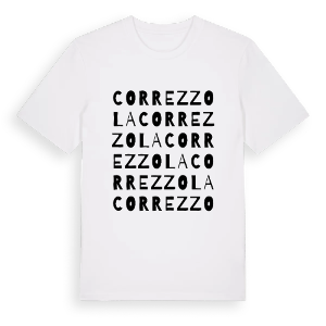 Correzzola ordlek t-shirt – ekologisk bomull t-shirt från Pinshirt