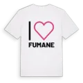 Jag älskar Fumane t-shirt stort tryck