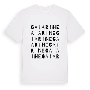Gaiarine ordlek t-shirt – ekologisk bomull t-shirt från Pinshirt