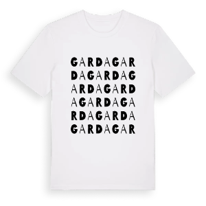 Garda ordlek t-shirt – ekologisk bomull t-shirt från Pinshirt